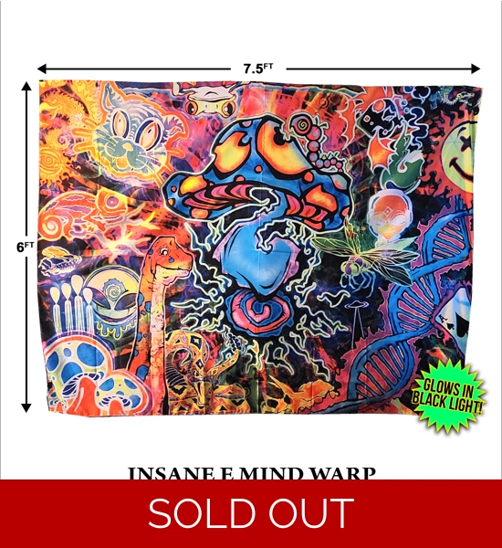 Insane E - Mind Warp 7.5x6 UV Tapestry